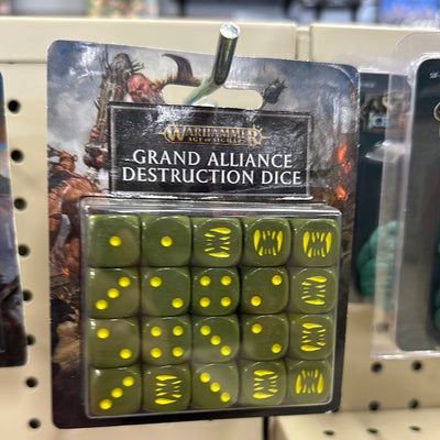 Dados de destrucción de la Gran Alianza de Warhammer Age of Sigmar