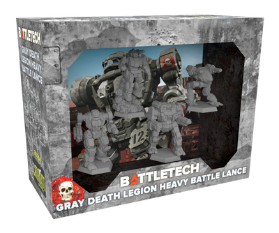 Battletech: Miniature Force Pack - Gray Death Legion Heavy Battle Lance