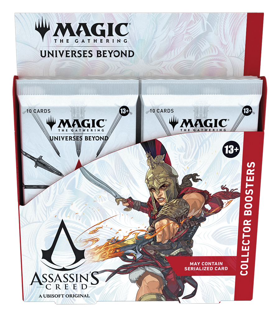 Magic: The Gathering - Assassin’s Creed Collector Booster Box - 12 Collector Boosters (10 Cards in Each Pack)