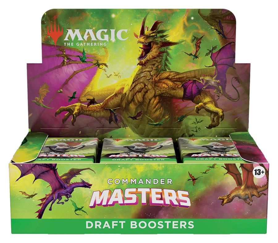 Magic: The Gathering Commander Masters Draft Booster Box - 24 Packs (480 Cards)
