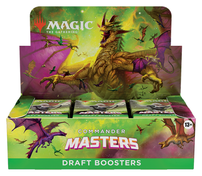 Magic: The Gathering Commander Masters Draft Booster Box - 24 Packs (480 Cards)