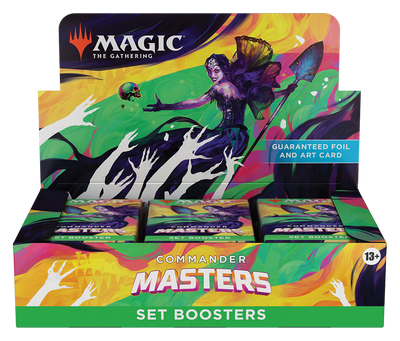 Magic: The Gathering Commander Masters Set Booster Box - 24 Packs (360 Magic Cards)