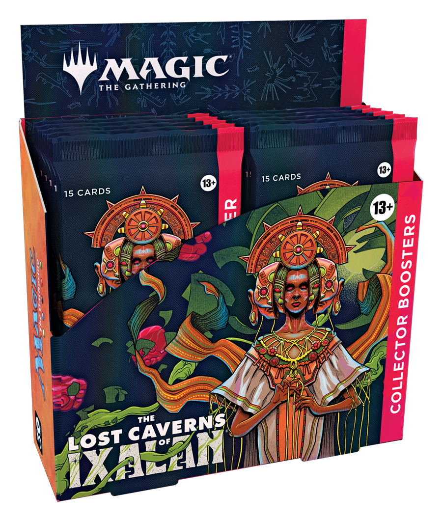 Magic: The Gathering The Lost Caverns of Ixalan Collector Booster Box - 12 Packs + 1 Foil Box Topper Card (181 Magic Cards)