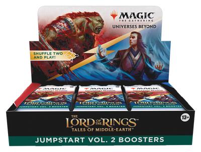 Magic: The Gathering - The Lord of the Rings: Tales of Middle-earth Jumpstart Vol. 2 Booster Box - 18 Packs (2-Player Fantasy Card Game)
