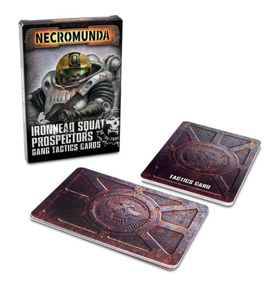 Necromunda - Ironhead Squat Prospectors: Tarjetas de tácticas de pandillas