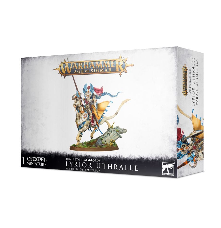 Warhammer Age of Sigmar Lumineth Realm-lords Lyrior Uthralle, Guardián de Ymetrica