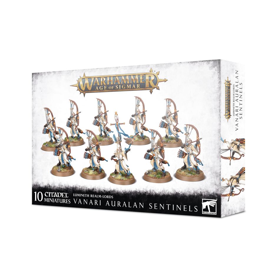 Warhammer Age of Sigmar: Lumineth Realm-lords Vanari Auralan Sentinels