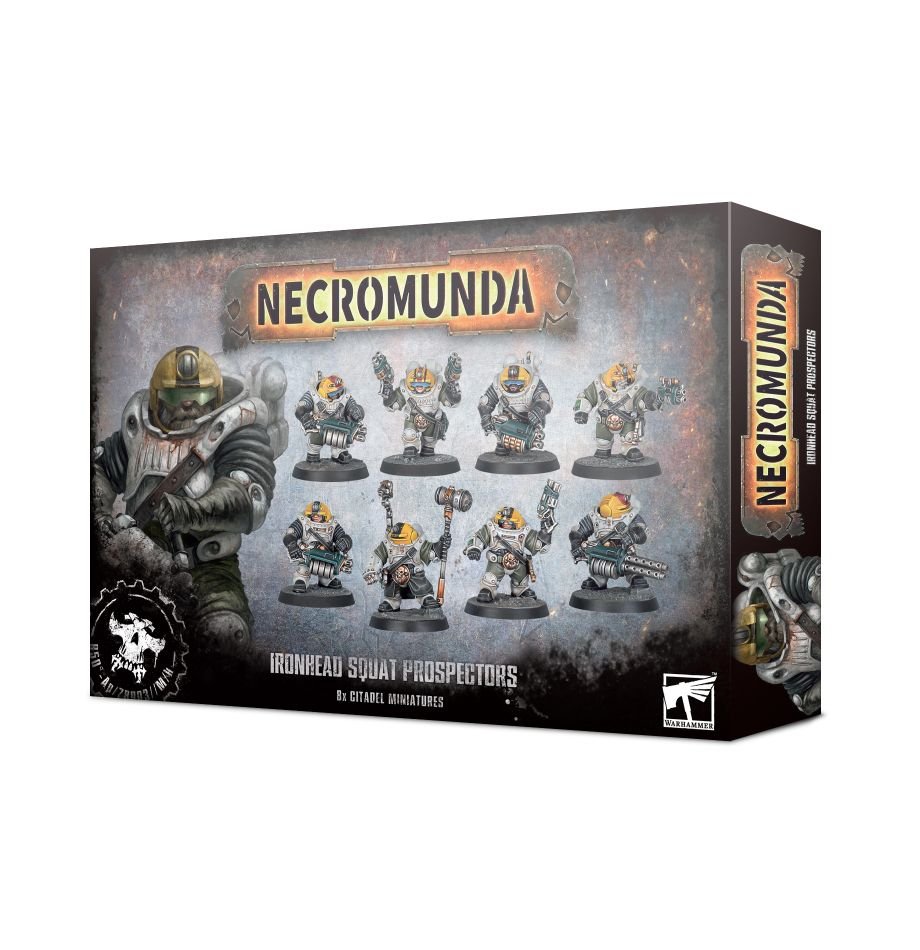 Necromunda - Pandilla de prospectores en cuclillas de Ironhead