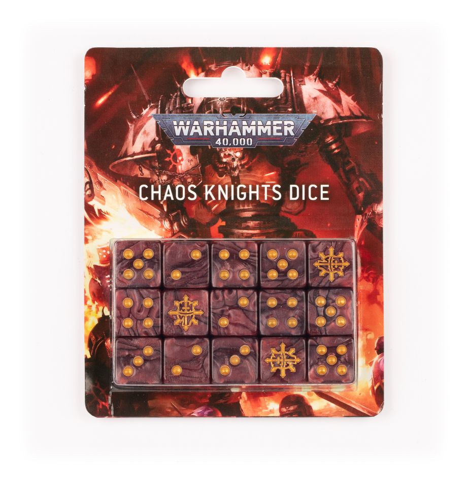 Warhammer 40,000: Chaos Knights - Dice Set