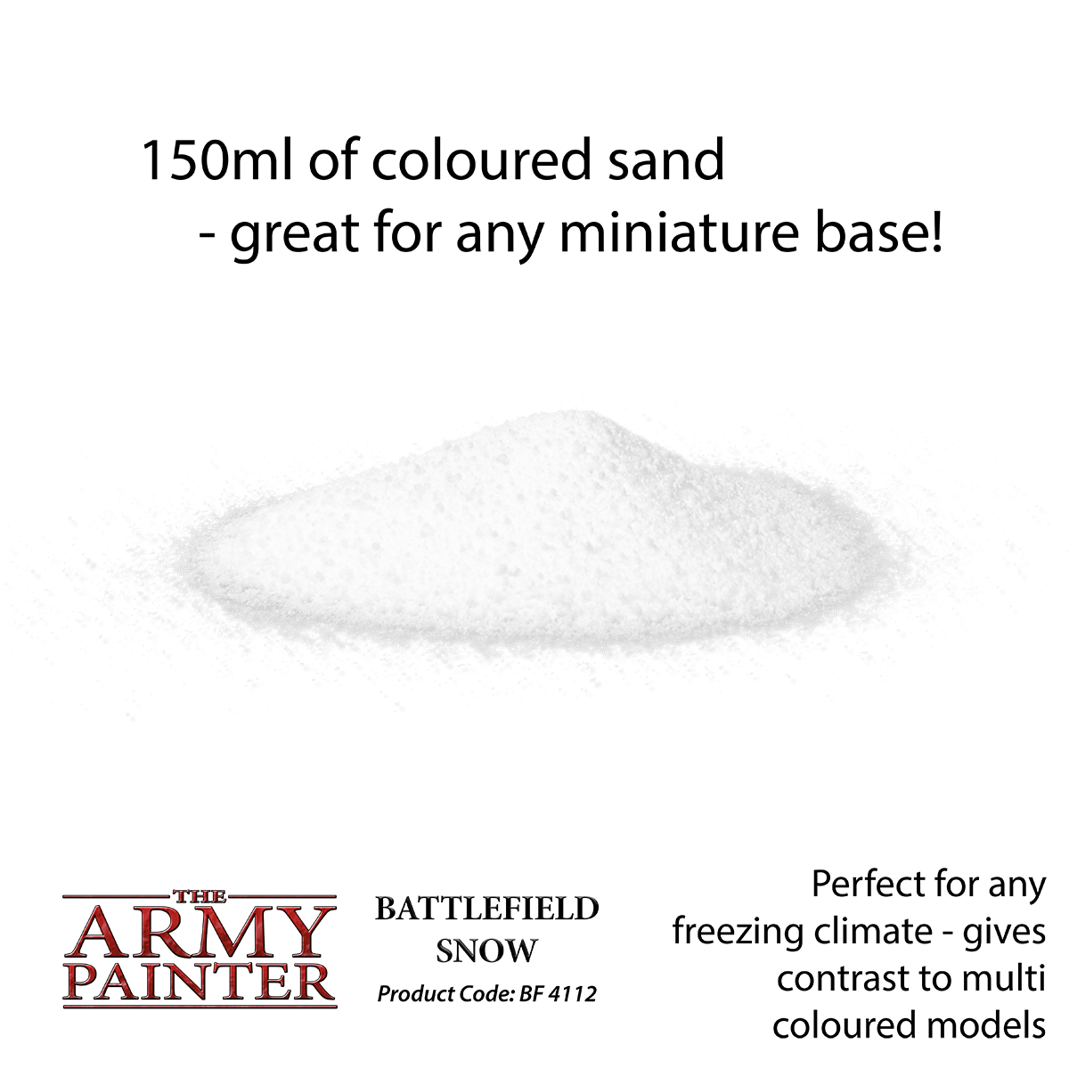 The Army Painter Battlefield Basing: Snow