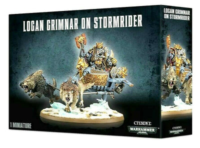 Warhammer 40,000: Space Wolves - Logan Grimnar On Stormrider