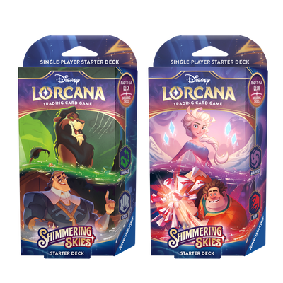 Disney Lorcana TCG: Shimmering Skies - Starter Decks- Pre-Order for 8/9