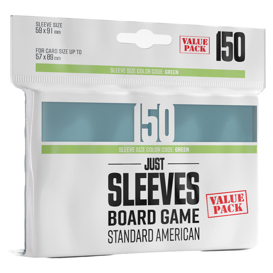 Standard American Board Game Sleeves 150 Value Pack