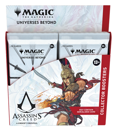 Magic: The Gathering - Assassin’s Creed Collector Booster Box - 12 Collector Boosters (10 Cards in Each Pack) Pre-Order for 7-5
