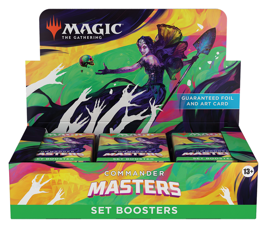 Magic: The Gathering Commander Masters Set Booster Box - 24 Packs (360 Magic Cards)