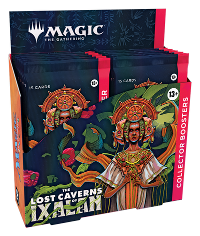 Magic: The Gathering The Lost Caverns of Ixalan Collector Booster Box - 12 Packs + 1 Foil Box Topper Card (181 Magic Cards)