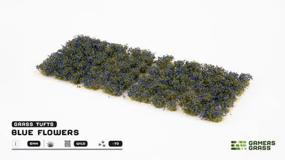 Gamer's Grass: Wild Flowers (Blue) Tuft