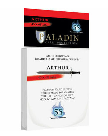 Paladin Arthur Sleeves (45 × 68 mm, Mini Europeo)