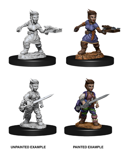 Pathfinder Deep Cuts: Female Halfling Rogue