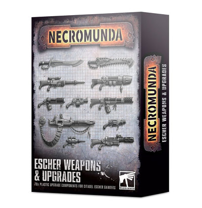 Armas y mejoras de Necromunda Escher