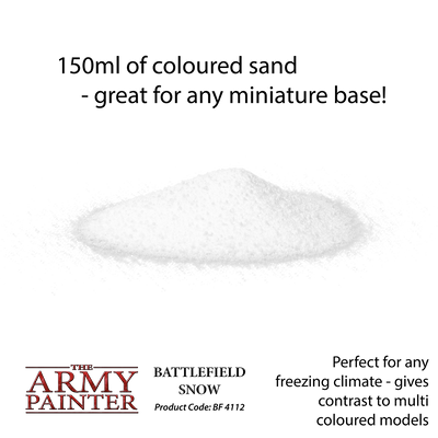 The Army Painter Battlefield Basing: Snow