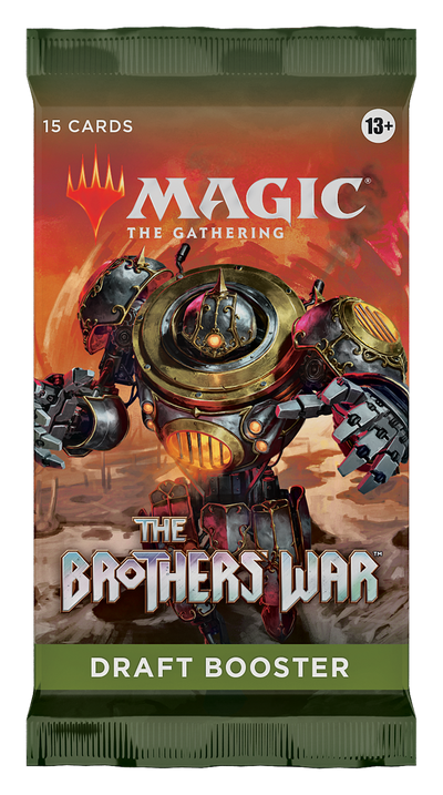 Magic: The Gathering The Brothers’ War Draft Booster | 15 Magic Cards