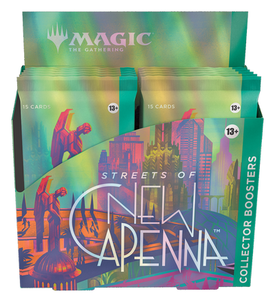 Magic: The Gathering Streets of New Capenna Collector Booster Box | 12 Packs + 1 Box Topper (181 Magic Cards)