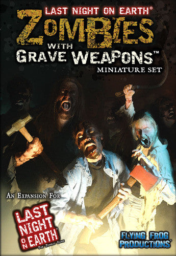 Last Night On Earth: Zombies With Grave Weapons Miniature Set No