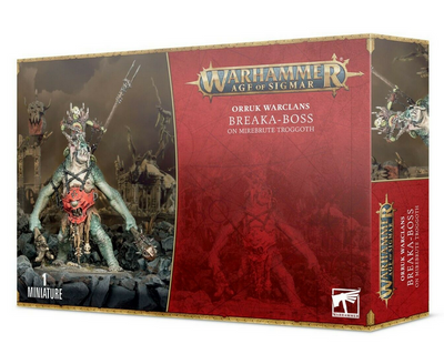 Warhammer Age of Sigmar: Orruk Warclans - Breaka-Boss on Mirebrute Troggotth