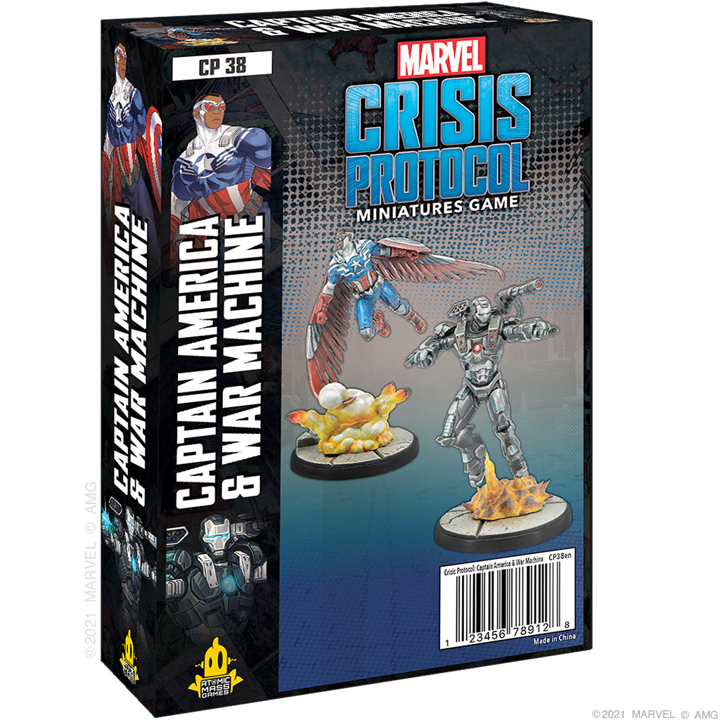 Marvel Crisis Protocol: Capitán América y War Machine