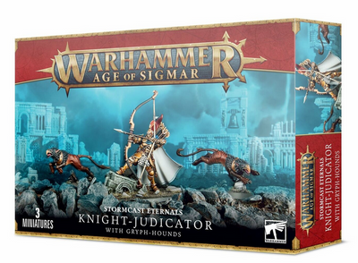 Warhammer Age of Sigmar: Stormcast Eternals - Knight-Judicator con Gryph-Hounds