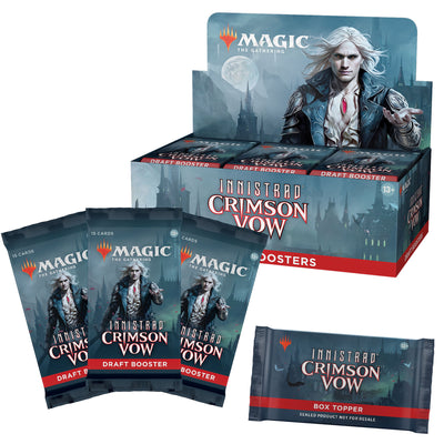 Magic: The Gathering Innistrad: Crimson Vow Draft Booster Box | 36 Packs + Box Topper Card (541 Magic Cards)